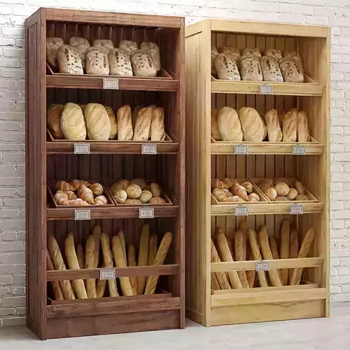 Bread Shelves 3D model