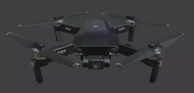 Hexacopter Drone 3D Model 3D model