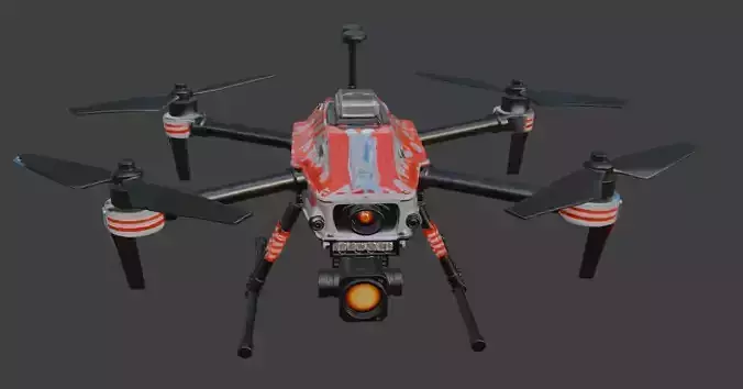 DJI Mavic Drone 3d model 3D model