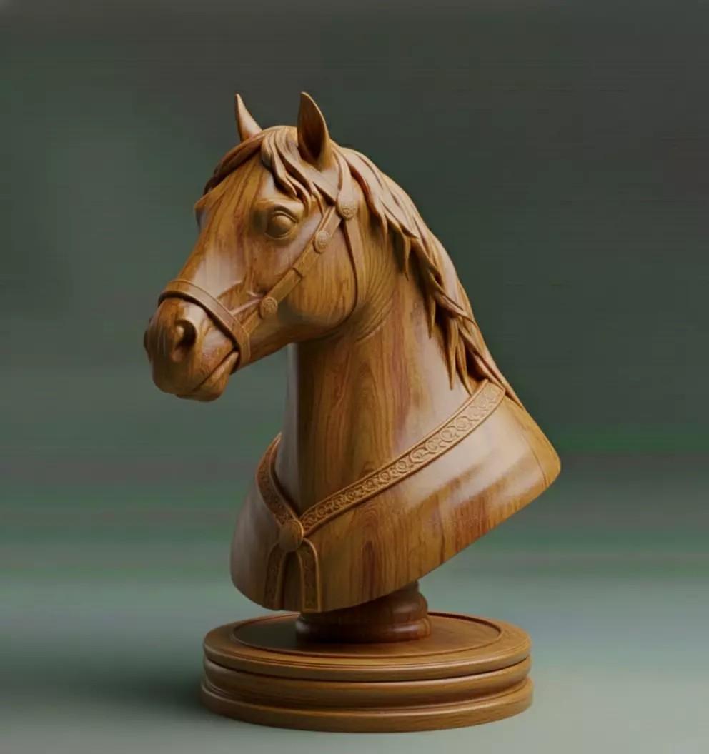Medieval Muslim Seljuk Knight Chess Piece 3D print model