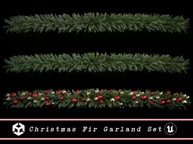 Christmas Fir Garland Set