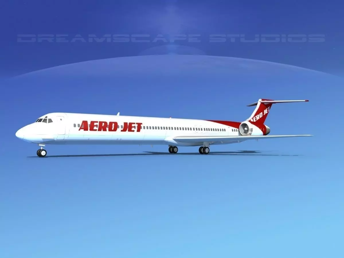 McDonnell Douglas MD-90 Aero Jet 3D model