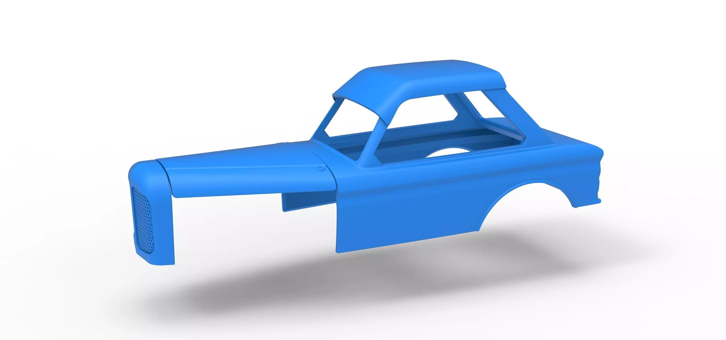 Shell of New Zealand Vintage Stock car Scale 1 to 25 3D print model