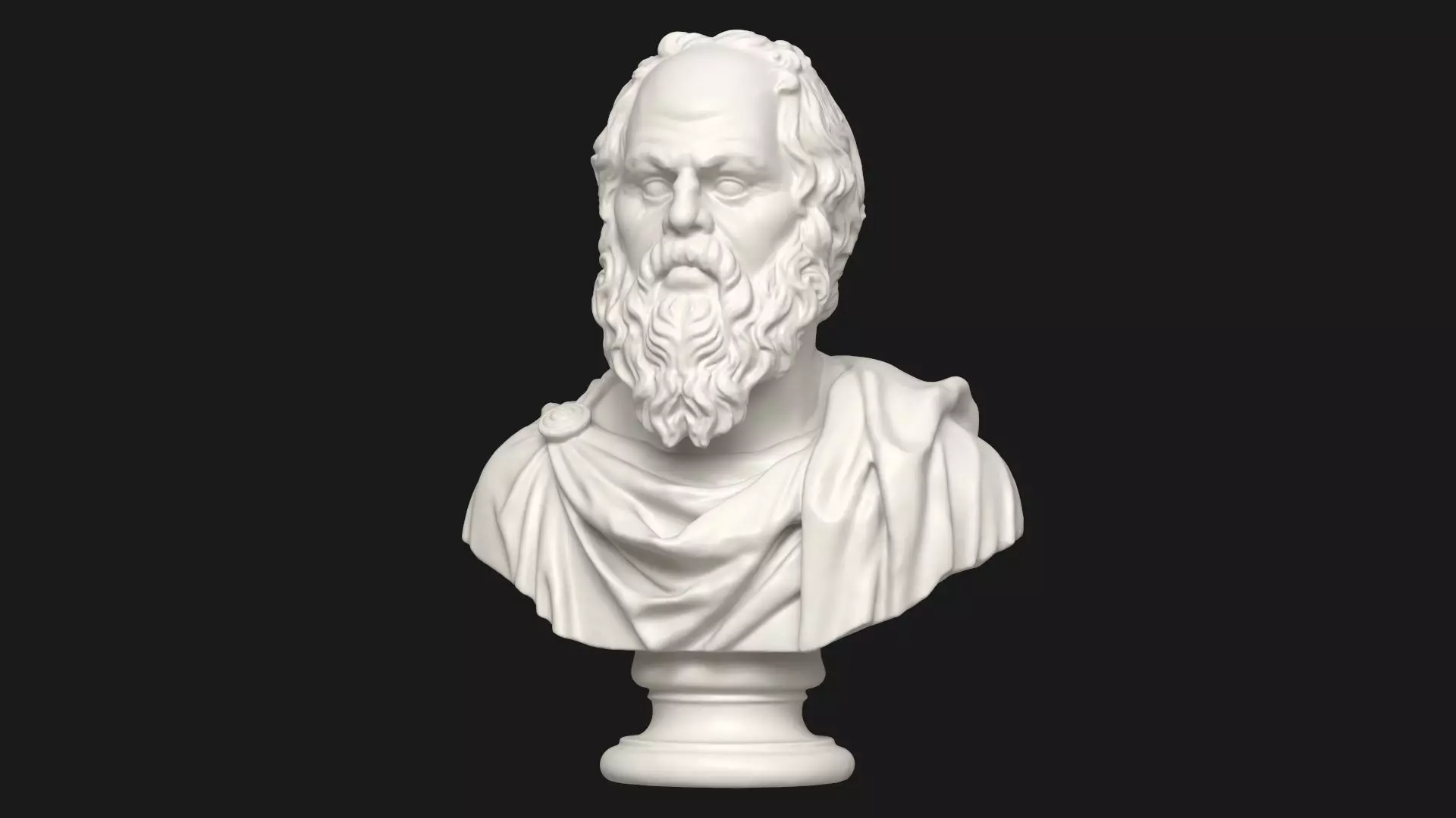 Socrates Bust 03 3D print model