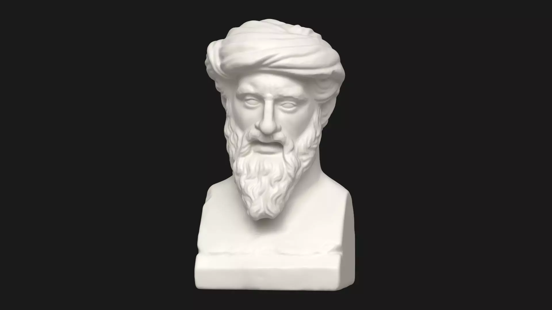Pisagor Bust 02 3D print model