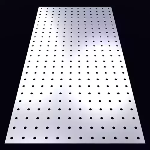 Perforated panel with 5 percent opening 25O61