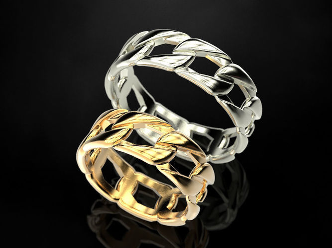 Ring chain 3D print model