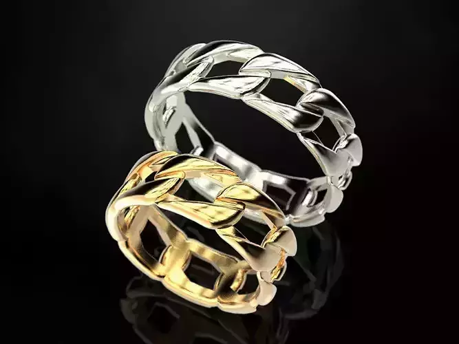 Ring chain 3D print model