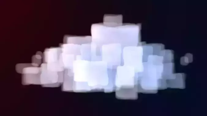 VDB Cloud 18 Minecraft Animated 3D model