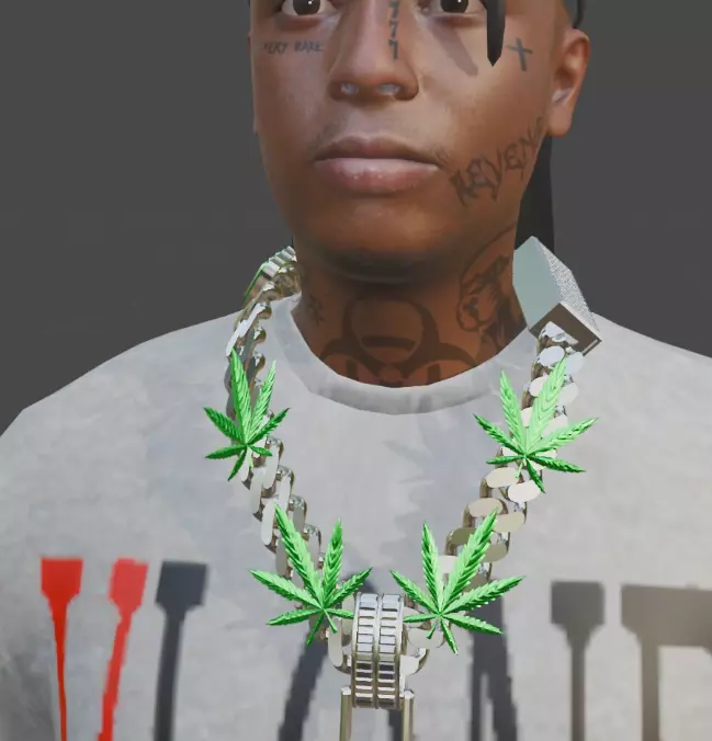 420 Chain Free 3D model