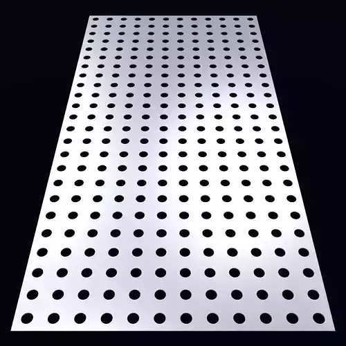 Perforated panel with 16 percent opening 25O65