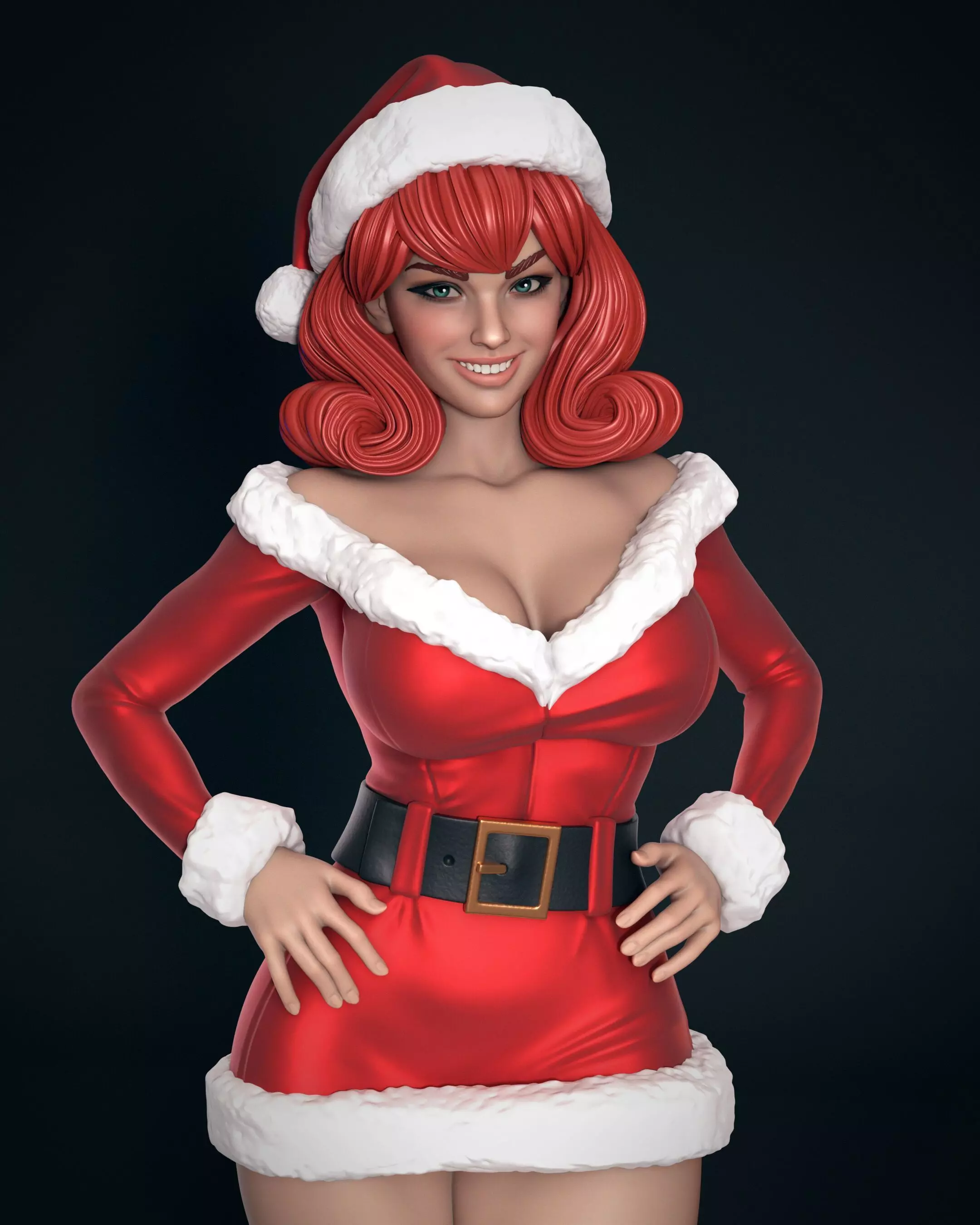 MJ Mrs Claus Pinup 3D print model