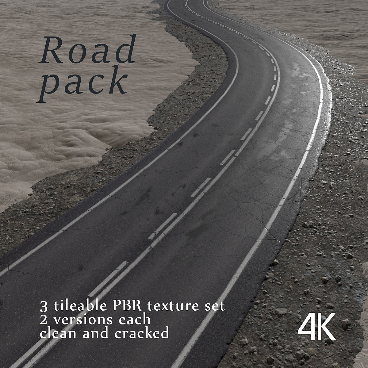 PBR Road texture pack Texture_0