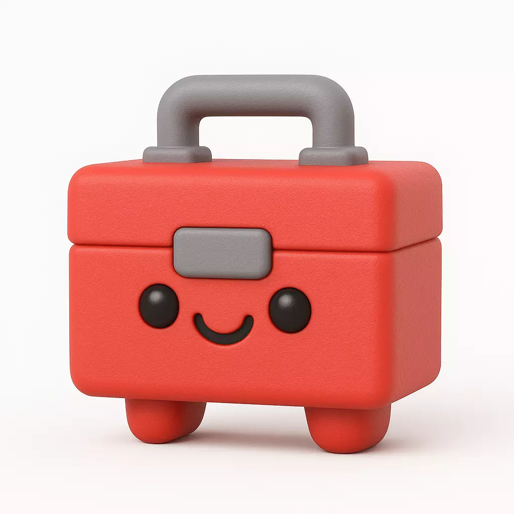 Cute Toolbox Bot 3D print model