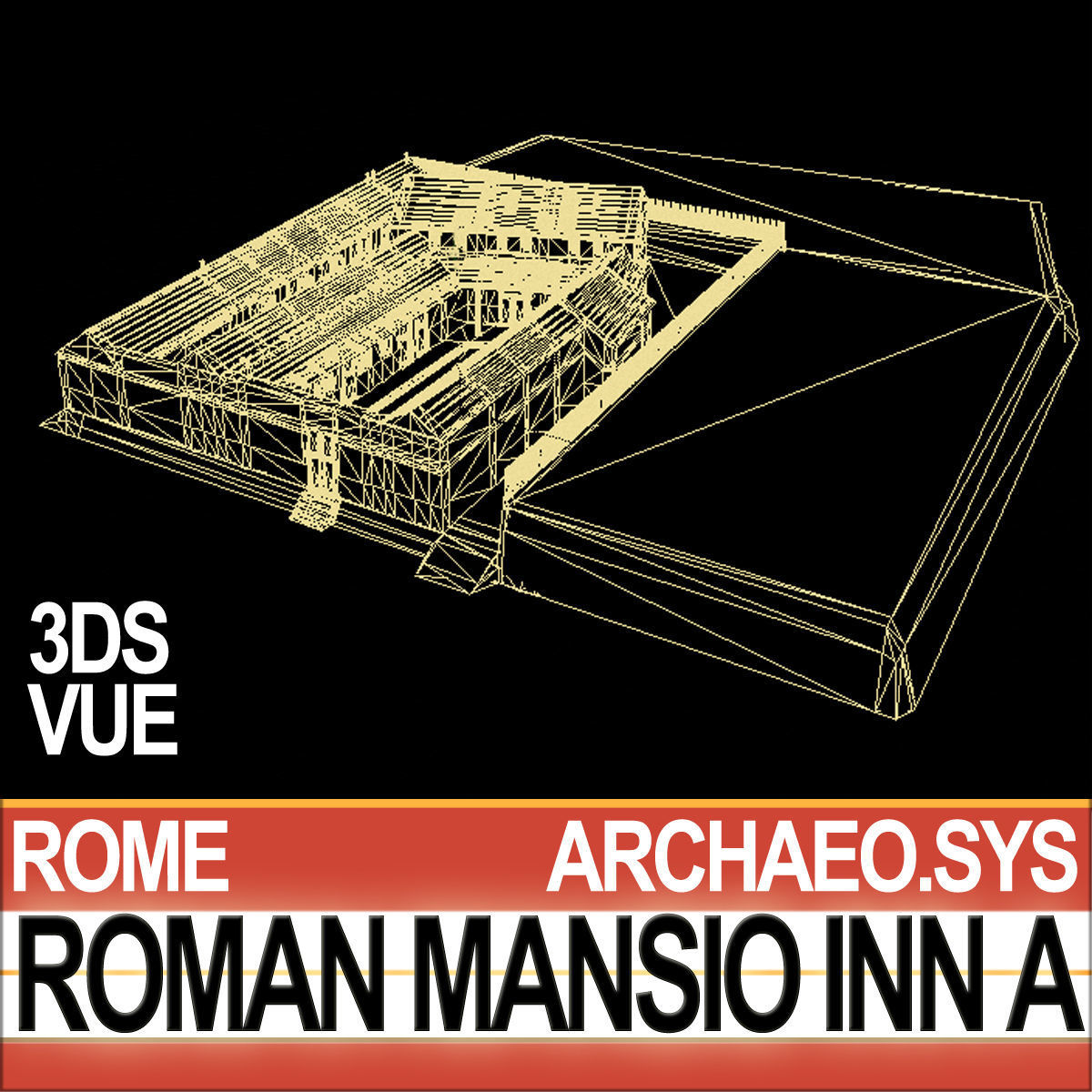 Roman Mansio Inn A 3D model_11