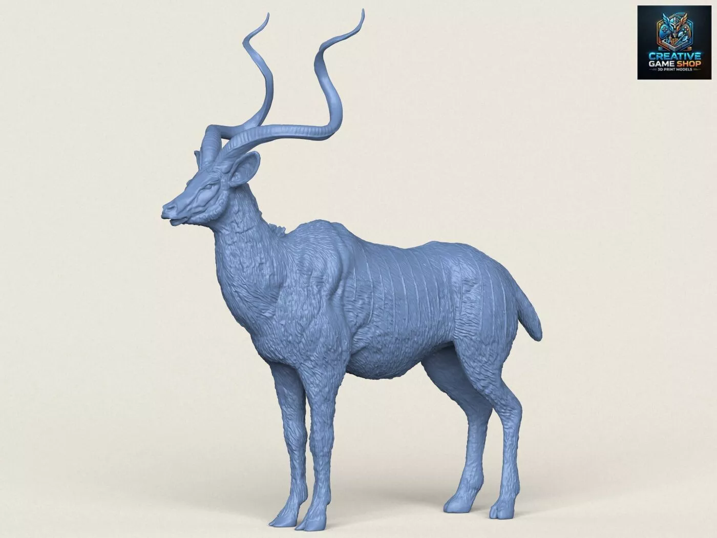 Kudu Antelope Deer Animal 3D print model