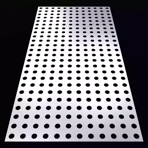 Perforated panel with 19 percent opening 25O66