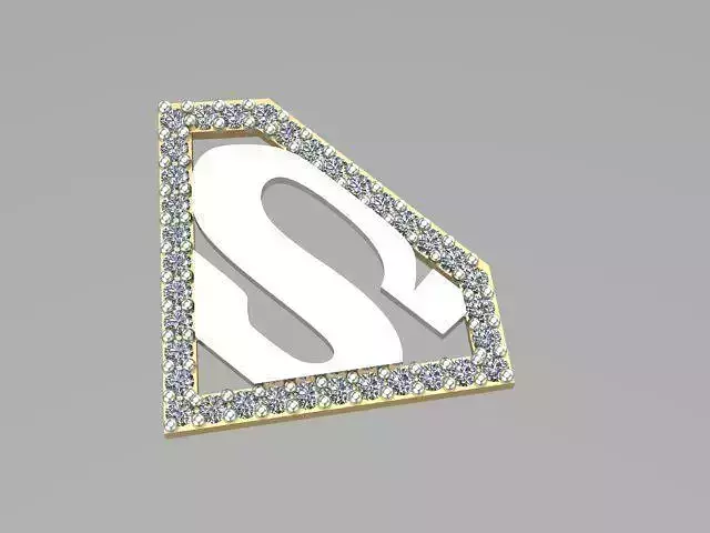 superman pendant 