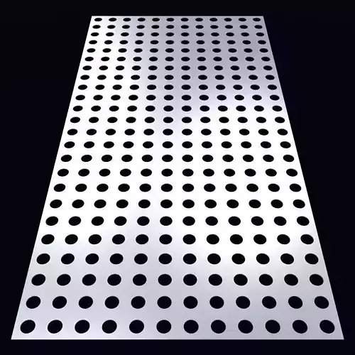 Perforated panel with 24 percent opening 25O67