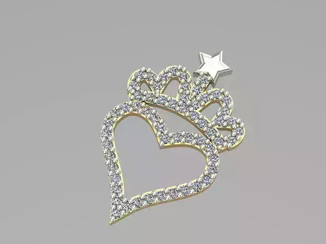 queens crown pendant 