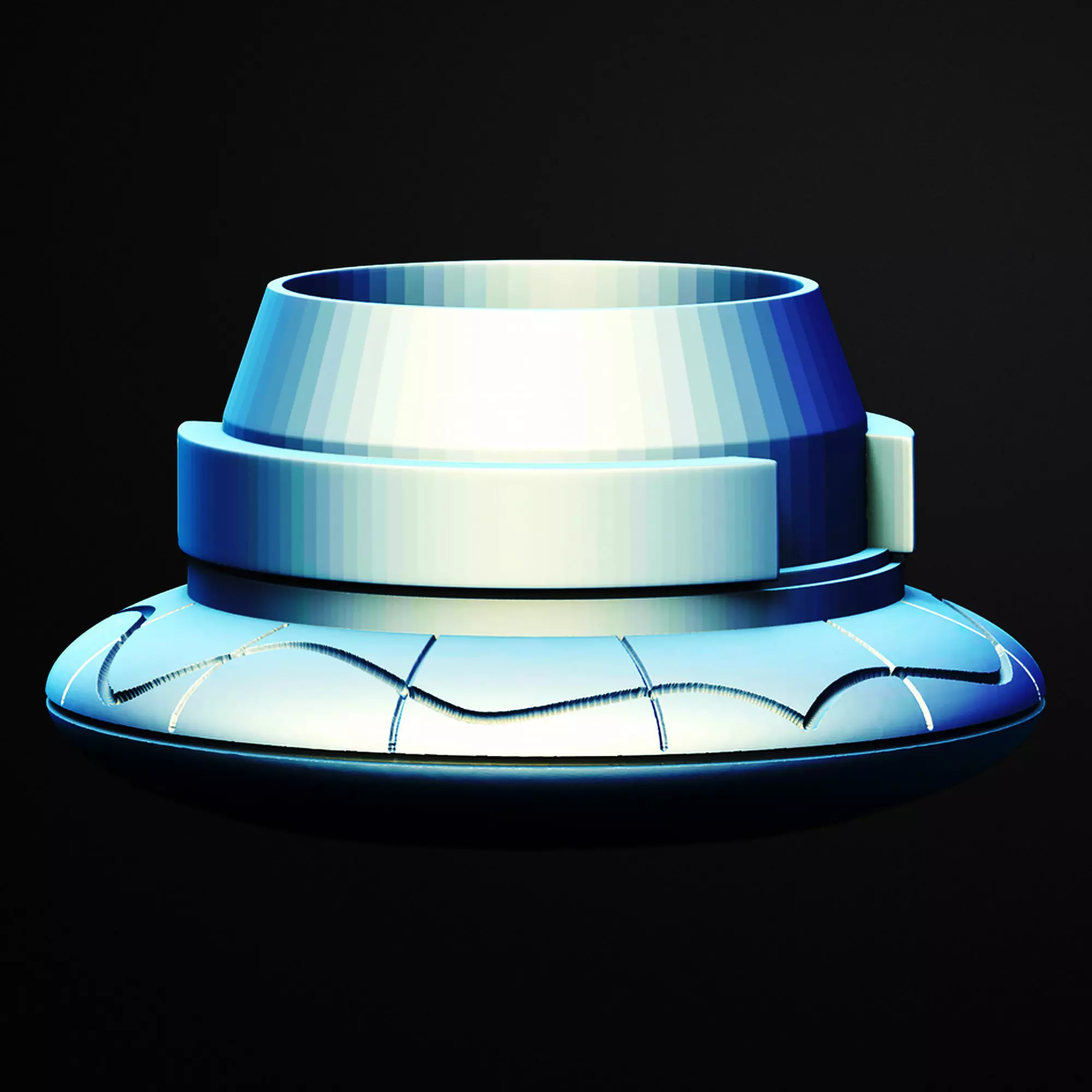 The Drift Halo Spaceship 3D Printable STL File 3D print model