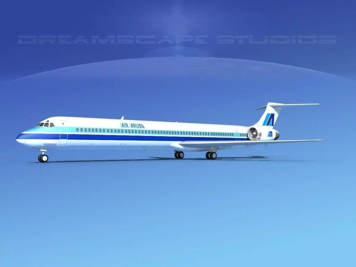 McDonnell Douglas MD-90 Air Aruba 3D model