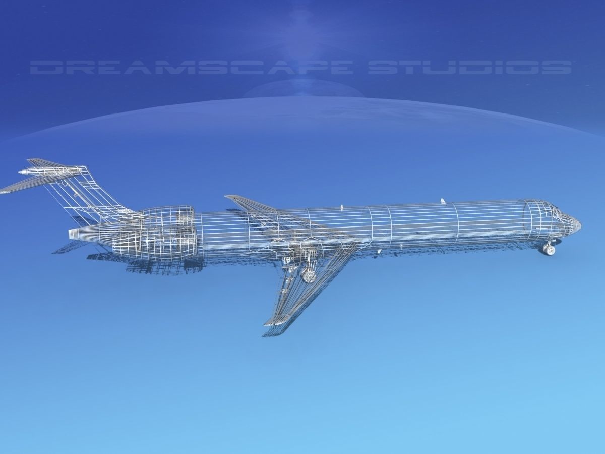 McDonnell Douglas MD-90 Air Charter Intl 3D model_13