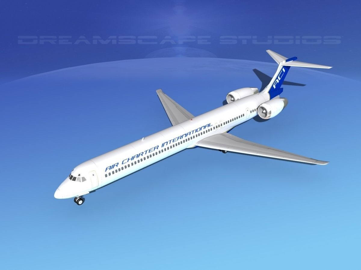 McDonnell Douglas MD-90 Air Charter Intl 3D model_10