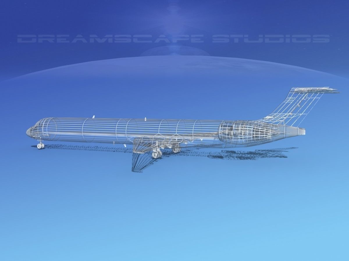 McDonnell Douglas MD-90 Air Charter Intl 3D model_14
