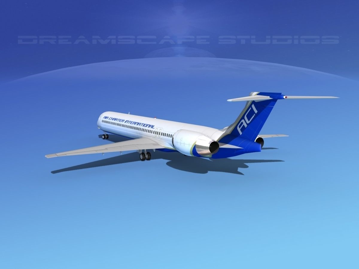McDonnell Douglas MD-90 Air Charter Intl 3D model_3