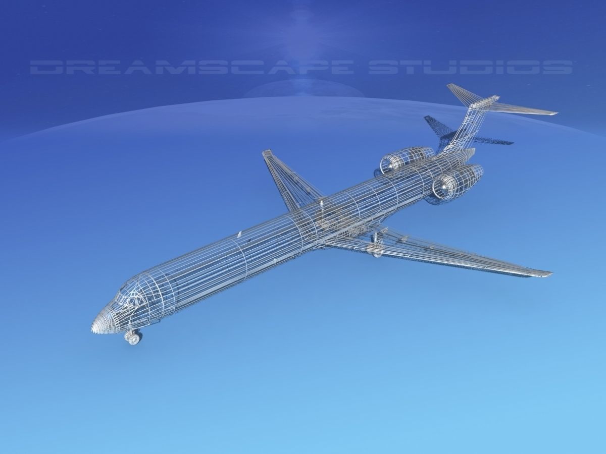 McDonnell Douglas MD-90 Air Charter Intl 3D model_16