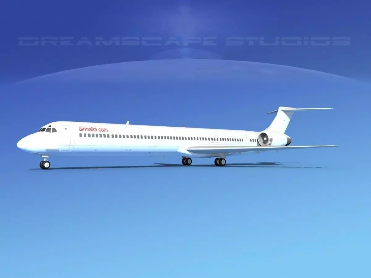 McDonnell Douglas MD-90 Air Malta 3D model