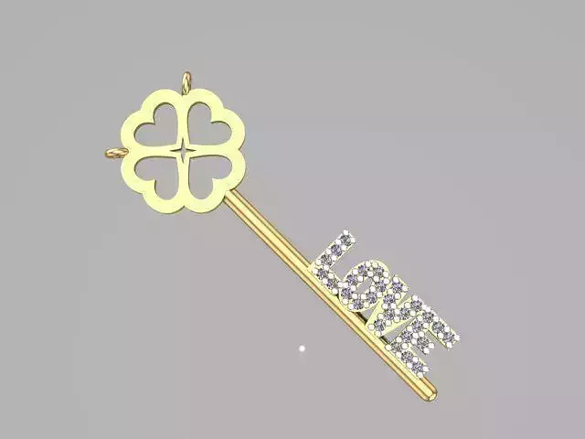 love key pendant 