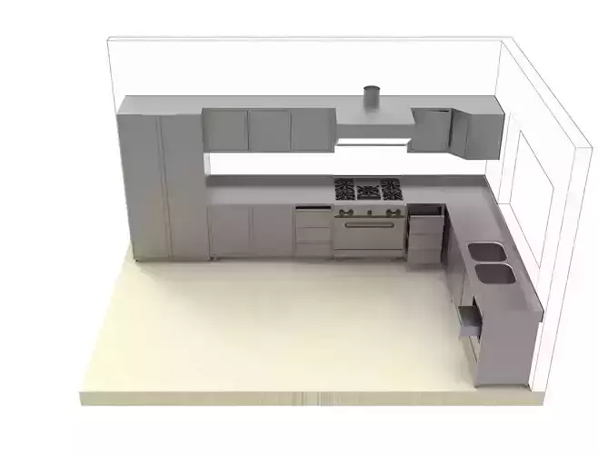 KITCHEN 93 3D model