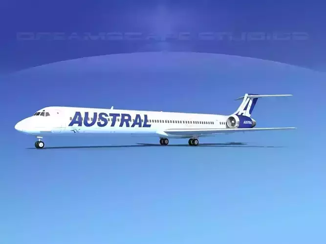 McDonnell Douglas MD-90 Austral 3D model
