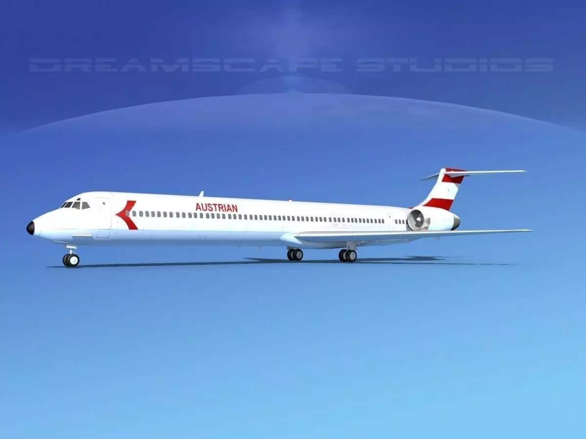 McDonnell Douglas MD-90 Austrian 3D model