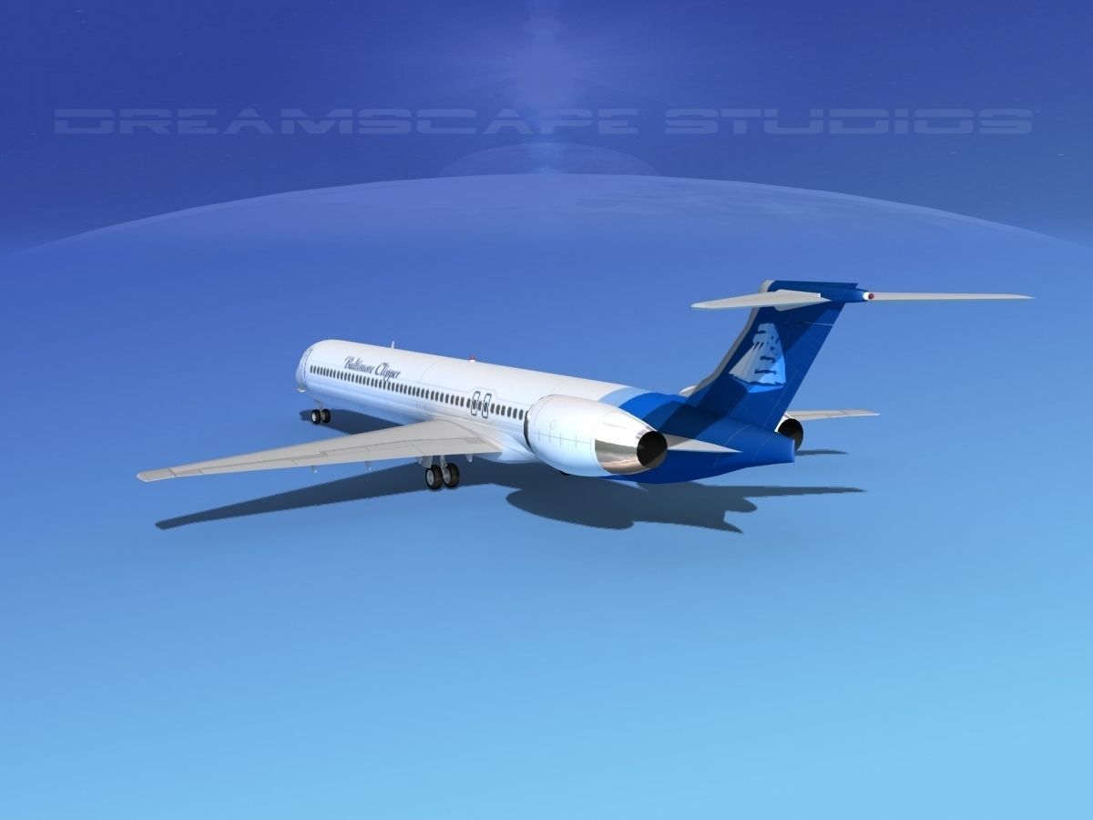McDonnell Douglas MD-90 Baltimore Clipper 3D model_3