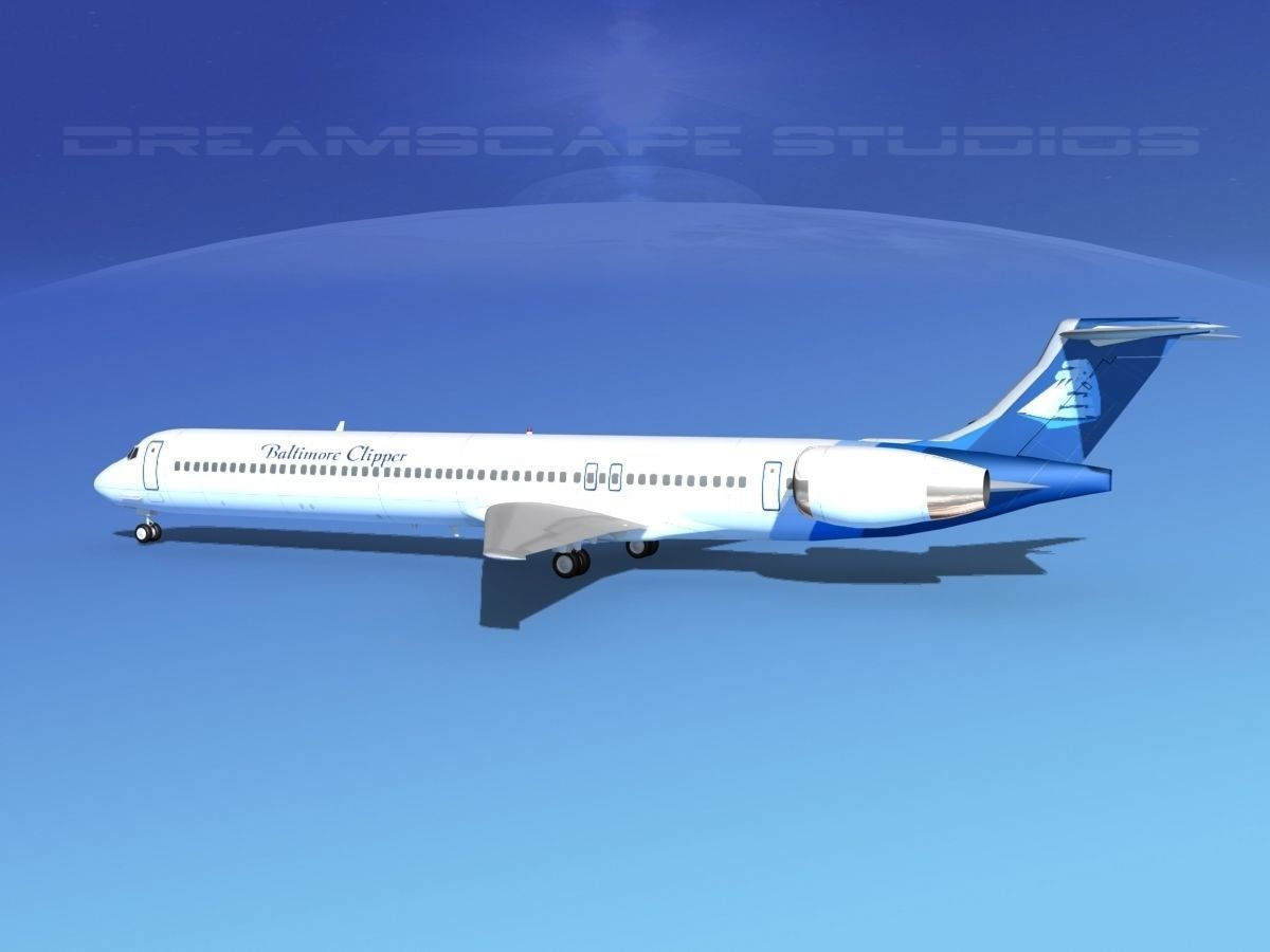 McDonnell Douglas MD-90 Baltimore Clipper 3D model_2