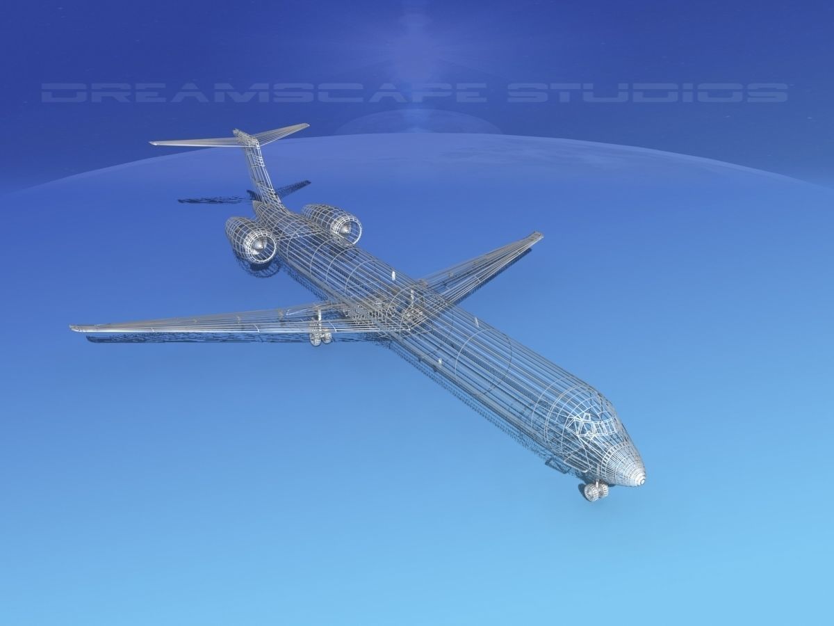 McDonnell Douglas MD-90 Baltimore Clipper 3D model_14