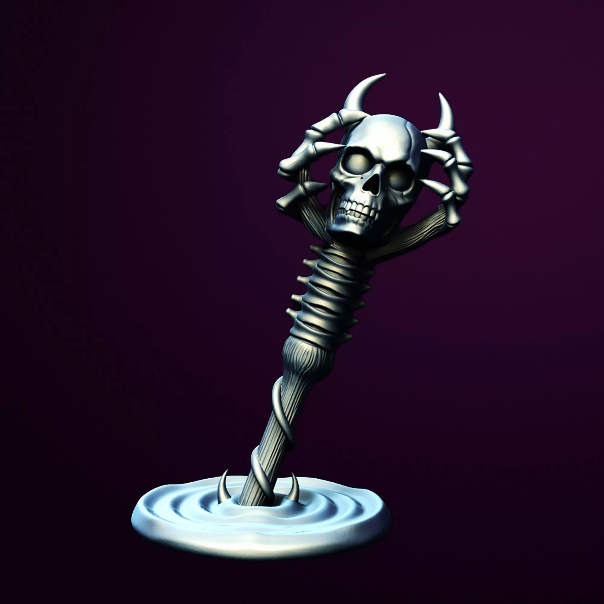 Crypt Stick Terrain Tabletop Game 3D Printable STL File 3D print model