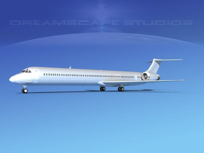 McDonnell Douglas MD-90 Bare Metal 3D model