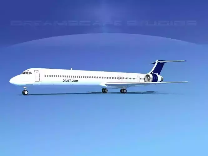McDonnell Douglas MD-90 Blue 1