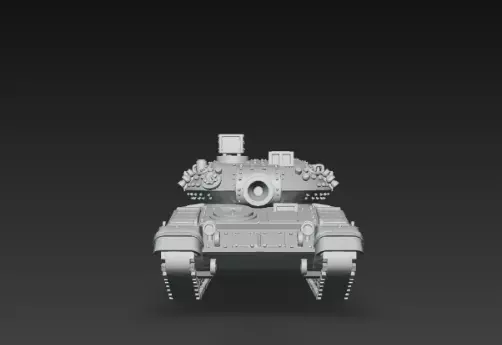 Battle Tank War Defender 3D Model 3D print model
