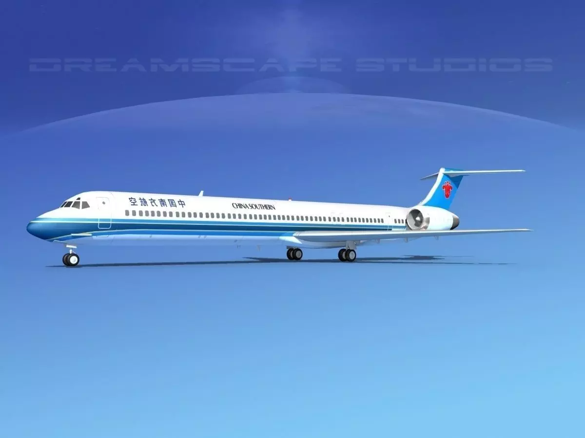 McDonnell Douglas MD-90 China Southern 3D model