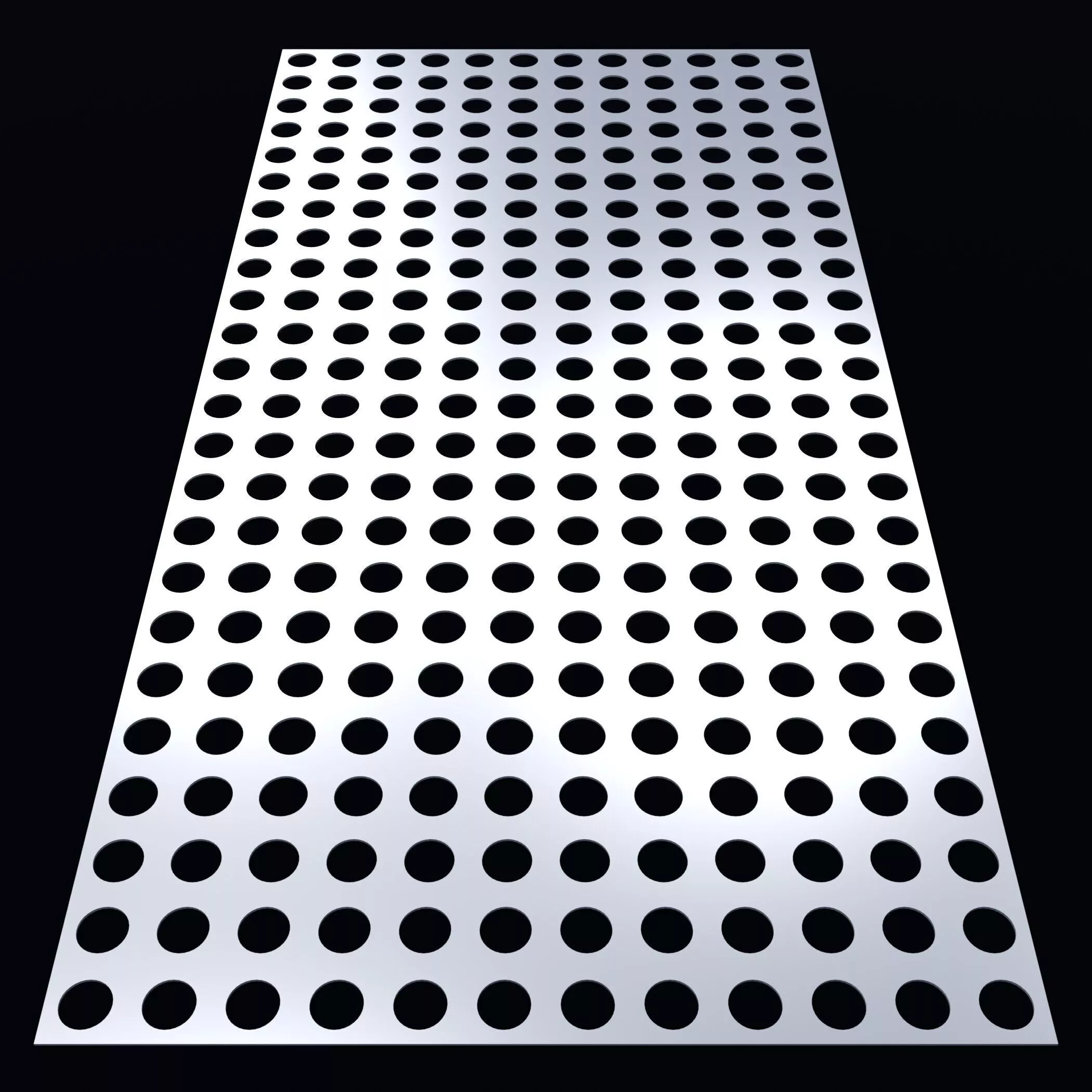 Perforated panel with 33 percent opening 25O69 3D model