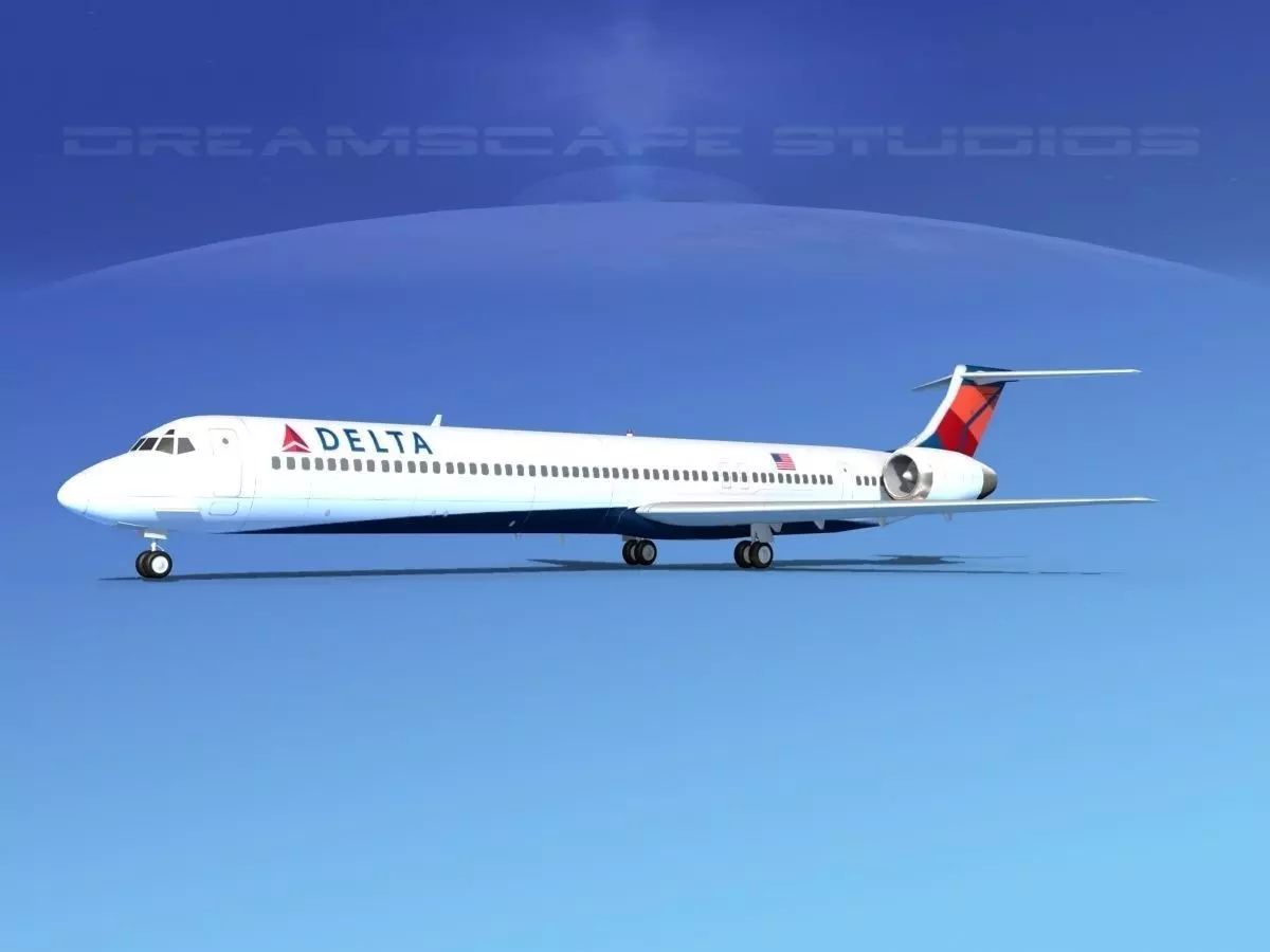 McDonnell Douglas MD-90 Delta 3 3D model
