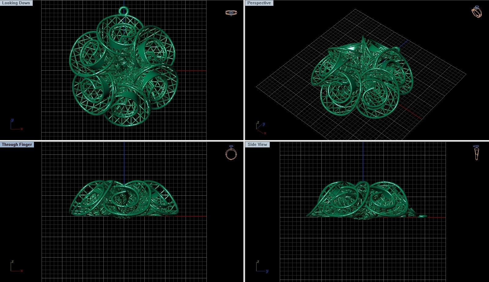 Pendant ultra vision HSFZ - X 002 P 3D print model_1