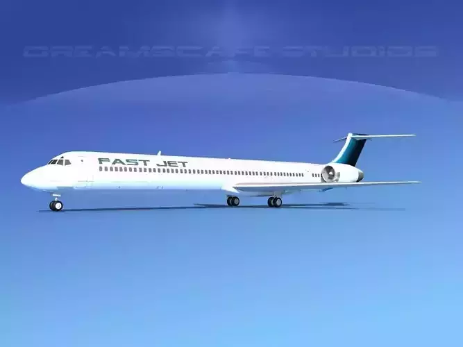 McDonnell Douglas MD-90 FastJet 3D model