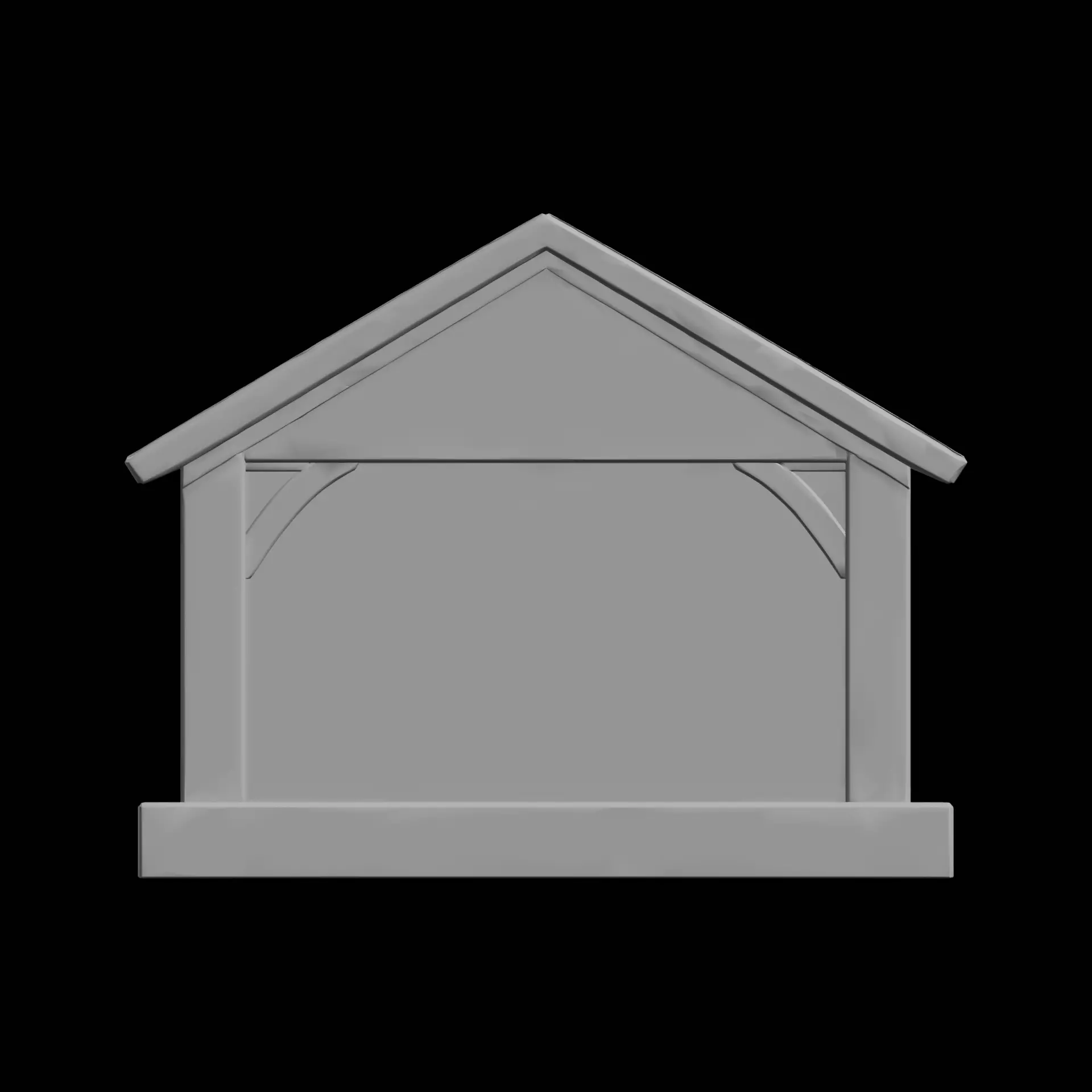 Nativity Crib Scene Holiday Decor 3D print model