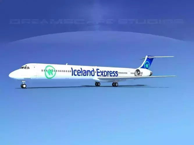 McDonnell Douglas MD-90 Iceland Express 3D model